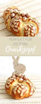 Weiter Geht S Mit Ostern Fluffiger Quarkzopf Mit Mandeln Backerina Rezept Mandeln Hefezopf Backen Bester Hefezopf