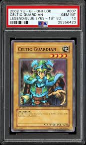We did not find results for: 2002 Yu Gi Oh Legend Of Blue Eyes White Dragon Celtic Guardian 1st Edition Psa Cardfacts