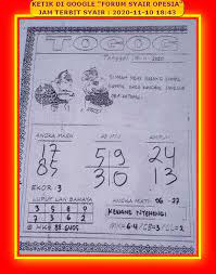 1 New Message Kode Syair Hongkong 10 November 2020 Forum Syair Togel Hongkong Singapura Sydney