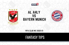All predictions, data and statistics at one infographic. Ahl Vs Fcb Dream11 Predictions Fifa Club World Cup 2020 21 Al Ahly Vs Bayern Munich Playing Xi Football Fantasy Tips