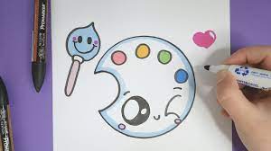 Bilder zum nachmalen leicht 1001 bilder zum. Kawaii Farbpalette Selber Malen Einfach Und Suss Youtube