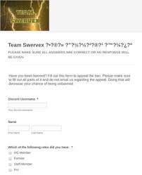 Enter your contact email address, ideally difference between a fortnite hwid or account ban. Tsx Ban Appeal Form Template Jotform