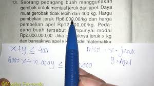 Setelah 9 bulan, tabungan anton di bank adalah rp3.815.000,00 dengan penghematan tahunan sebesar 12%. Cara Mudah Mengerjakan Model Matematika Youtube