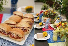 Minted design meets online delivery. Diy Bbq Engagement Party