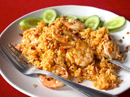 Shrimp Fried Rice With Nam Prik Pao And Crispy Lemongrass Recipe Recipe Shrimp Fried Rice Fried Rice Lemongrass Recipes
