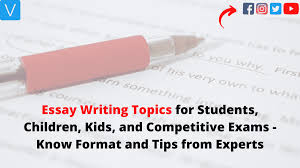 Writing a draft for kids. Essay Writing Topics For Students Children Kids And Competitive Exams Know Format And Tips From Experts Version Weekly