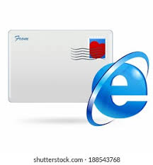 The internet explorer 11 logo can be placed anywhere in your communication, but must be clearly associated with the internet explorer 11 services you are offering. Illustration Internet Explorer Symbol Envelope Stock Illustration 188543768