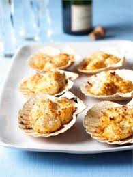 Scallops On The Shell Recipe Recipes Food Stuffed Shells Recipe