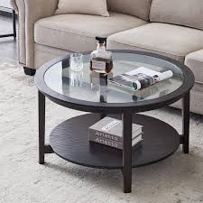 We did not find results for: Red Barrel Studio Modern Solid Wood Round Coffee Table With Tempered Glass Top Black Color 36 Wayfair