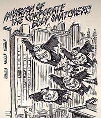 Many of us survived the great recession a decade ago, though some remain wary of the same thing happening to their investments again. Invasion Of The Corporate Body Snatchers Herblock S History Political Cartoons From The Crash To The Millennium Exhibitions Library Of Congress