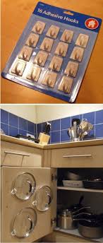Rangement Couvercles Casseroles Avec Des Crochets En Plastique Rangement Cuisine Rangement Maison Astuce Rangement Cuisine