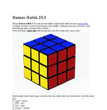 Check spelling or type a new query. Download Rumus Rubik 3x3 Id Aplikasi