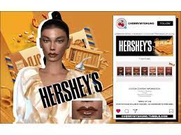 Hershey S Cocoa Butter Kisses Lip Gloss Ccn09 Cocoa Butter Lips Sims 4