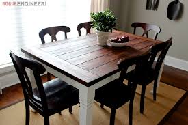 If you want a dining table but don't have space for a large traditional style, why not choose a small. Diy Farmhouse Table Free Plans Rogue Engineer