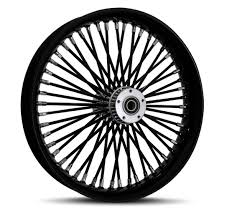 Some motorcycles come with spoke wheels while others roll on cast hoops. Black Spokes With Chrome Nipples Motorcycle Wheel