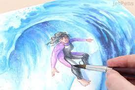 How To Use Watercolor Pencils Jetpens
