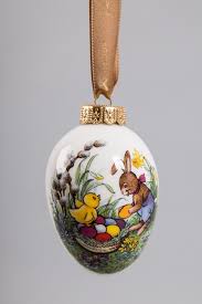 Susses Osterei Aus Porzellan Mit Osterhase Osterei Und Kuken Vintage Deko Fur Ostern Vintage Porcelain Easter Egg Wi Ostereier Ostereier Gestalten Eierkunst