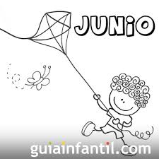 Junio (del latín iunius, mes de juno) es el sexto mes del año en el calendario gregoriano y tiene 30 días. Mes De Junio De 2016 Para Colorear