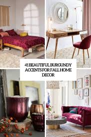 Grey black and maroon bedroom bedroom design ideas pictures. 41 Beautiful Burgundy Accents For Fall Home Decor Digsdigs