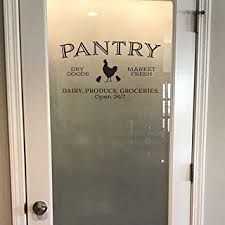 Internal doors with glass with toughened safety glass as standard. Amazon Com Frosted Glass Pantry Door