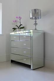Large Mirrored Chest Of Drawers Mirrored Bedroom Furniture Mirrored Furniture Bedroom Night Stands