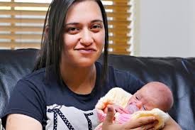 Just 24 hours after seeing her sister's new baby, Shereen went to hospital  with a pain and unexpectedly gave birth to her own tot