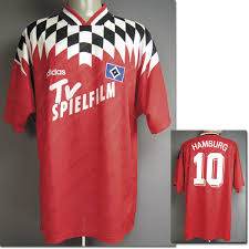 Hamˈbʊʁɡɐ ˌʃpɔʁt fɛʁˈʔaɪn), commonly known as hamburger sv, hamburg or hsv (ipa: Match Worn Football Shirt Hamburger Sv 1994 95 Agon Sportsworld Online Shop