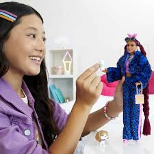 Barbie Extra unbeatable Blue Leopard Track