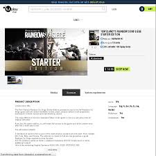 The one bright spot here is that starter edition owners will be grandfathered in to this cheaper unlock system. Uplay Rainbow Six Siege 600 R6 Credits 20 72 Ozbargain