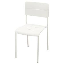 Vaddo Stuhl Aussen Weiss Ikea Osterreich In 2020 Chair Ikea Small Tables