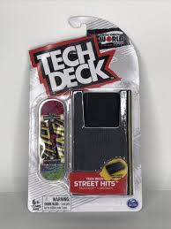 Tech deck transforming pipelines modular skatepark playset and exclusive fingerboard. Finger Boards Finger Bikes Tech Deck Street Hits World Edition Limited Series Santa Cruz Skateboards Spill Dot Complete Fingerboard And Mini Fun Box Obstacle Toys Games