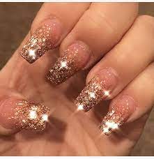 20 gorgeous pink ombre pink nails ideas. Rose Gold Ombre Glitter Bling Nails Acrylic Coffin Ombre Rose Gold French Glitter Unhas Douradas Unhas Decoradas Unhas Bonitas