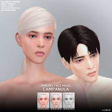 See more ideas about sims 4, sims, sims cc. Mmsims Face Mask Campanula Set Mmsims On Patreon The Sims 4 Skin Face Sims 4 Cc Skin