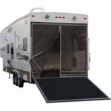 Classic Accessories Toy Hauler Bug Door Screen Gray Grey Toy Hauler Recreational Vehicles Cargo Trailer Camper