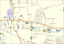 Google map of selangor (malaysia). Kajang Map
