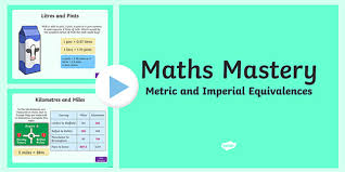 Year 5 Measurement Metric And Imperial Equivalences Maths