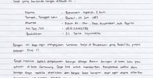 30 contoh surat lamaran kerja terbaru berbagai pekerjaan. Contoh Surat Lamaran Kerja Pt Bahasa Inggris Tulis Tangan