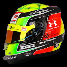 Mick schumacher spa tribute helm/helmet 2017 1:2 mit klarem visier signiert. Mick Schumacher Replika Helm 1 1 2019