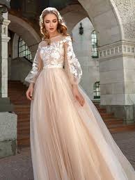 Onlybridals A Line Puff Sleeve Wedding Gowns Boho Lace Appliques Lace Bridal Dresses Short Bridal Dress A Line Wedding Dress Bridal Dresses Lace