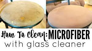 This fabric is usually made of polyester or polyamides (think nylon), says jackie wright, founder and principal of pineapple procurement. How To Clean Microfiber With Windex Glass Cleaner Or Alcohol Diy Youtube