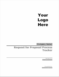 However, the most significant of them all is quotation template in word. Request For Proposal Rfp Process Tracker