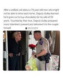 History - A Hardin County Sheriff's deputy delivered a heartwarming  surprise to a Silsbee couple married for 59 years, after a concerned store  owner called for help. Deputy Donnie Wayne Gulley gave