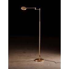 Holtkotter Led Stehleuchte Plano B Messing Mit Tastdimmer 2200lm