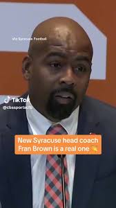 Fran Brown the New Syracuse Football Head Coach #Orange #Cuse #CuseNation  #OrangeNation #Orange4Life 🍊
