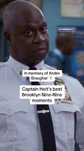 Andre Braugher who starred as Captain Raymond Holt in Brooklyn Nine-Nine  has died aged 61 🕊️ The actor died