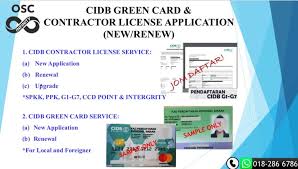 While your green card application is pending with uscis. Cidb Green Card Contractor License å¸–å­ Facebook