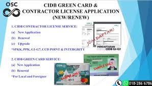 You may also want to renew your green card if it's been lost or stolen (if stolen, contact the emergency department), damaged, your information has changed. Cidb Green Card Contractor License Home Facebook