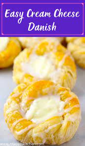 Quick And Simple Cream Cheese Danish Maria S Kitchen Cheese Danish Recipe Cream Cheese Danish Recipe Cheese Danish