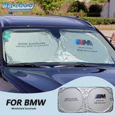 Broshoo Car Windscreen Sunshade Front Window Sun Shade Windshield Visor Cover For Bmw X1 X3 X5 F14 X6 F16 E30 Window Sun Shades Exterior Accessories Windshield