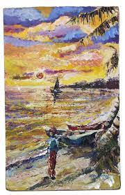 Interior painting in allen, tx to exterior painting in allen, tx, small job to big, call on house painters of allen, tx! Vintage Jamaican Coastal Scene Painting By Errol Allen Etsy Jamaican Art Caribbean Art Painting
